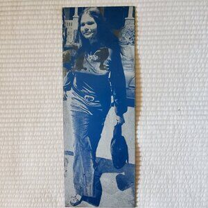 Metal Printing Plate Photo 3.5x10 Vintage Women Model Pants Negatives 60's 70s